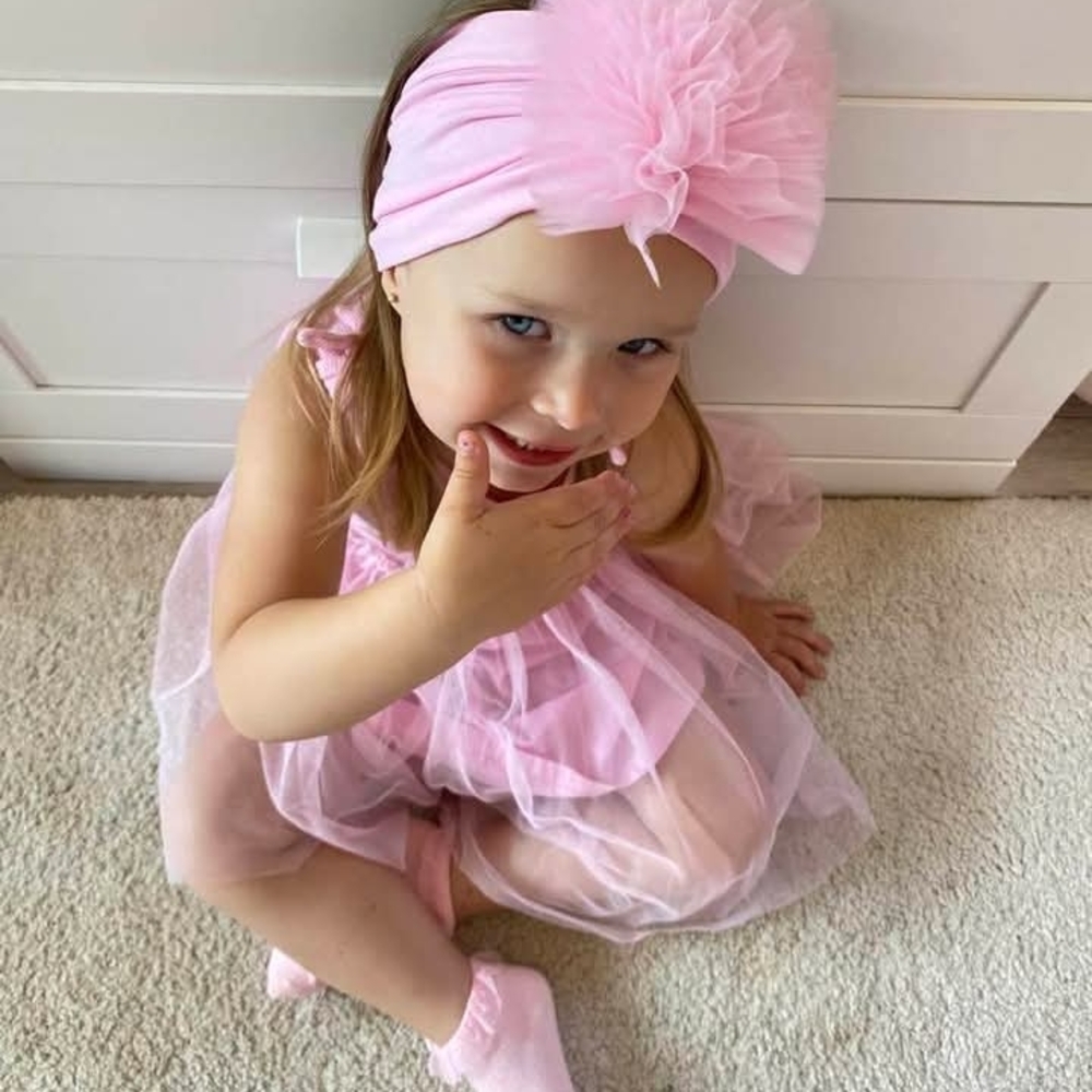 Handmade Adorable Pink Hairband for Kids
